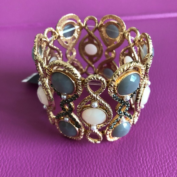 INC International Concepts Jewelry - INC Stretchable Wide Bracelet
